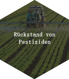 Rückstand von Pestiziden